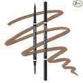 Brow Pencil, 2 Pcs Waterproof Precision Taupe Eyebrow Pencil Defines, Creates Full, Longwearing,Professional,Natural-Looking Micro Eyebrow Pencils for Women, Brow Definer