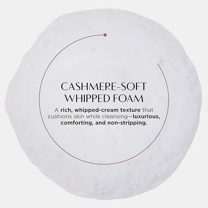 OLIVIAUMMA Cashmere Whip Clarifying Cleanser - Soft Whipped Textured Korean Face Wash - Korean Cleanser with Heartleaf for Glass Skin Glow, Deep Cleansing & Gentle Daily Exfoliation, 120ml