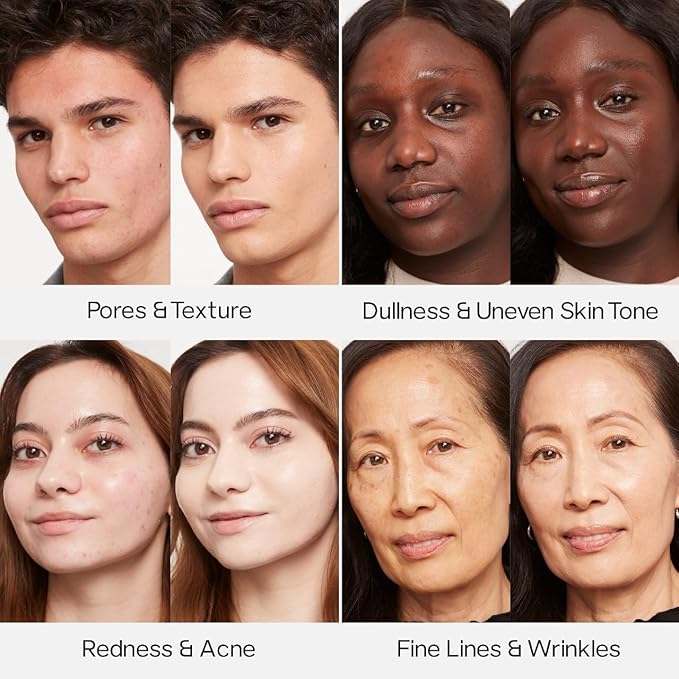 Saie Glowy Super Skin Tint Liquid Foundation - Weightless + Dewy Foundation with Lightweight Medium Coverage - Hydrating Face Makeup + Skin Care Serum Hybrid with Hyaluronic Acid - Shade 33 (1.01 oz)