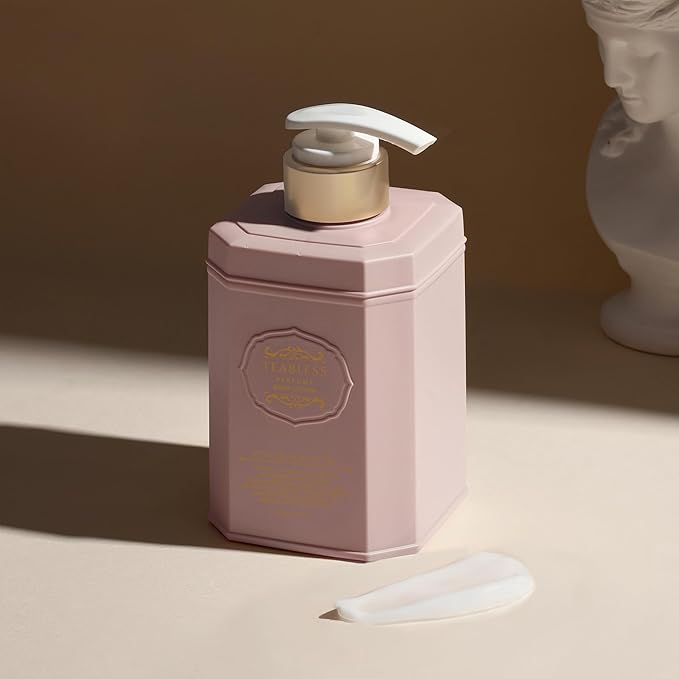 TEABLESS Perfumed Body Lotion, Daily Moisturizer for Dry Skin & Sensitive Skin, Non-Greasy, Korean Skin Care (8.45 Fl Oz, Rose Musk)