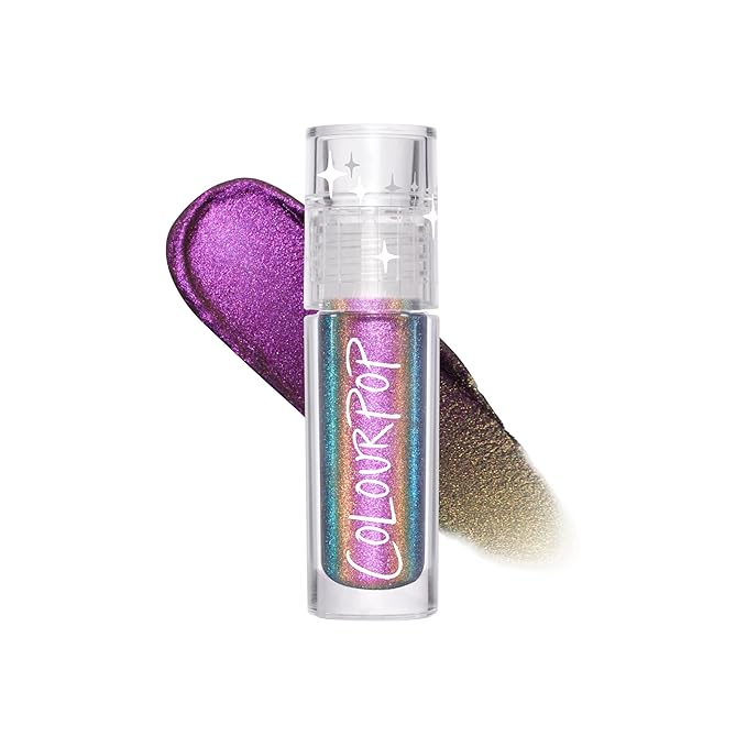 ColourPop Chrome Liquid Eyeshadow - Color-Shifting Chrome Eyeshadow with Long-Lasting & Ultra-Pigmented Formula - Supernova (0.05 oz)