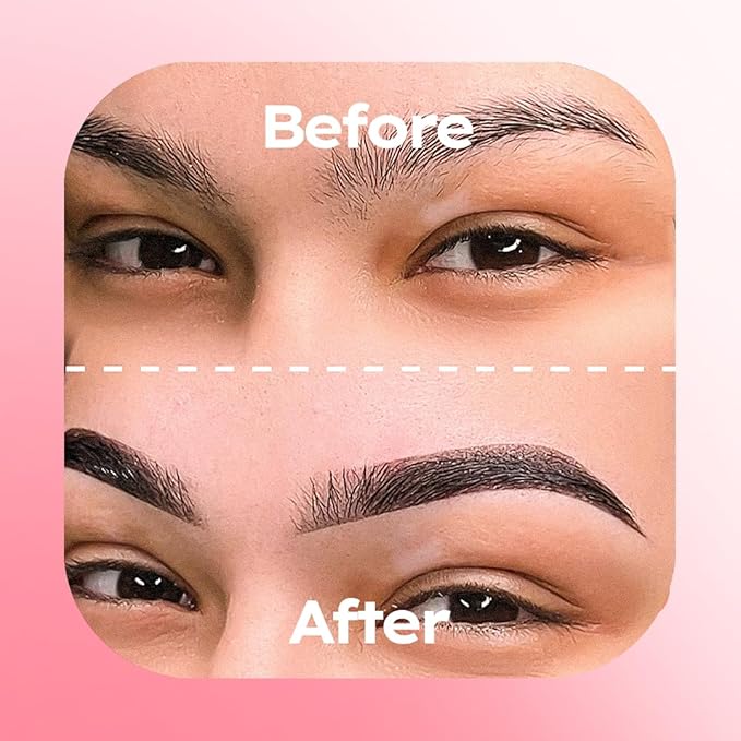 Menela Eyebrow Tint Kit – Professional Brow Color with Jojoba Oil – Includes Oxidizing Cream, Dual-Ended Brush & Mixing Glass – Vegan, Ammonia-Free, Sensitive Skin Safe – 20 ml (Brown)