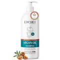 Edenika Botanicals Moroccan Argan Oil Shampoo with Biotin | Repairs Treated, Dry & Damaged Hair, Deeply Hydrating & Nourishing, Paraben & Sulfate Free, Men & Women (16 fl oz Each)