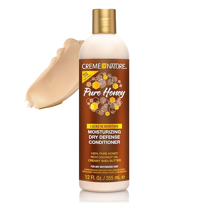 Creme of Nature Pure Honey Moisturizing Dry Defense Conditioner, 12oz
