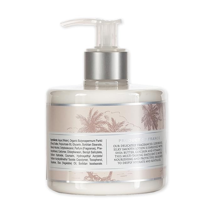 Pre de Provence Collection Shea Butter Enriched Silky Smooth Emollient Hand Lotion, Coconut, 11 Fl Oz, 1 Count
