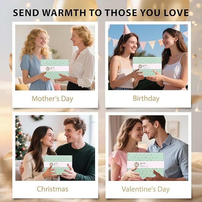 30 Pcs Mother's Day Gift for Mom, Facial Skin Care Set for Men & Women, Self-Care Home Spa Gift Basket Set, Tea Tree Essential Oil, Dad, Bath & Body Gift Set, Christmas, Anniversary, Birthday, Wife