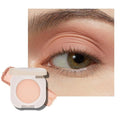KYDA Peach Matte Single Eyeshadow, Warm Peach Eyeshadow for Eyes and Cheeks, Ultra-fine Lightweight, Crease-proof High Pigmented Formula, Korean Mini Eyes Makeup, Autumn Apricot