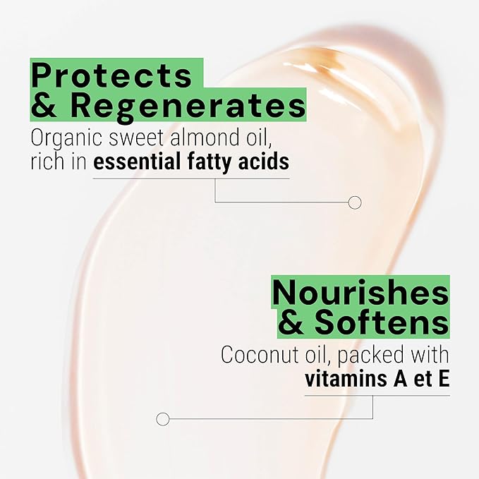 Panier des Sens - Sweet Almond Moisturizing Body Wash for Women & Men - Gentle Shower Gel - 96% Natural - Normal, Sensitive Skin - Body Care Made in France, SLS Free, Vegan - 6.8 floz