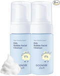 GOONGBE Kids' Bubble Facial Cleanser - Korean Kids Low pH Bubble Foam Face Wash - Gentle Cleansing & Hydrating with Panthenol and Amino Acids - Allergen Free Scent, 3.38 fl.oz. 2 Pack