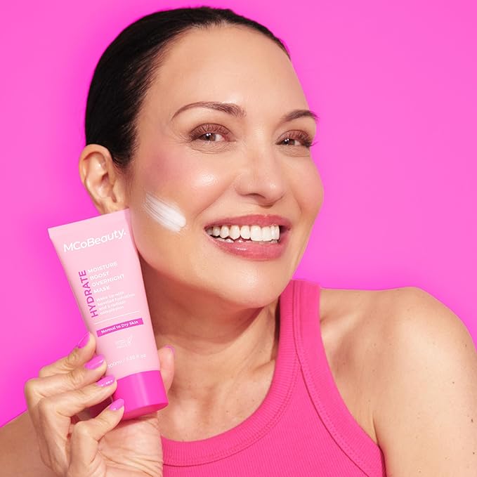 MCoBeauty - Hydrate Moisture Boost Overnight Mask - Intensive Hydration and Skin Rejuvenation - Ceramides, Hyaluronic Acid, Glycerin and Centella Asiatica - Restores and Smooths While You Sleep