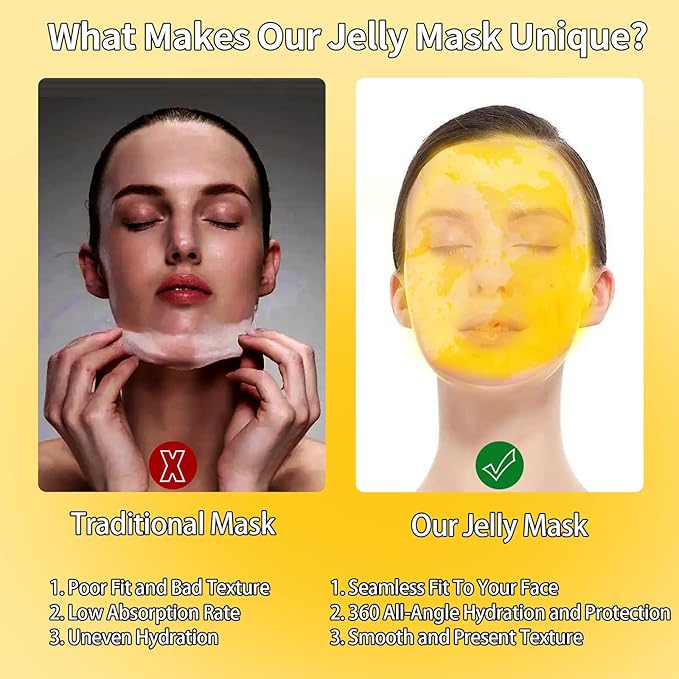 Hydro Jelly Masks for Facials, Jelly Mask Powder, Esthemax Hydro Jelly Mask, Moisturizing& Hydrating 23 Fl Oz (australian sheep)