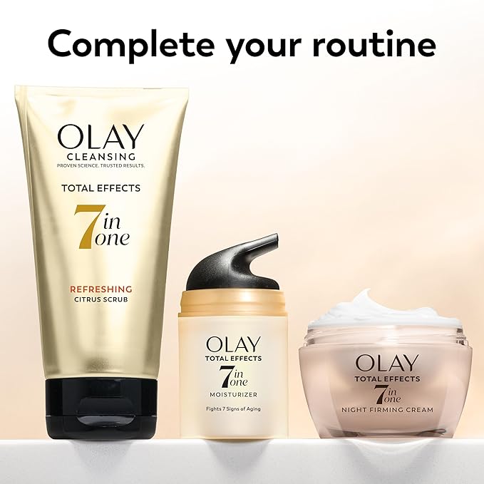 Olay Total Effects Citrus Facial Cleanser and Scrub, 5.0 Ounces (Pack of 3)