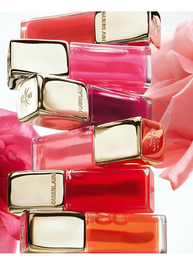 Kiss Kiss Bee Glow Oil - 309 Honey Glow by Guerlain for Women - 0.3 oz Lip Oil | Long lasting