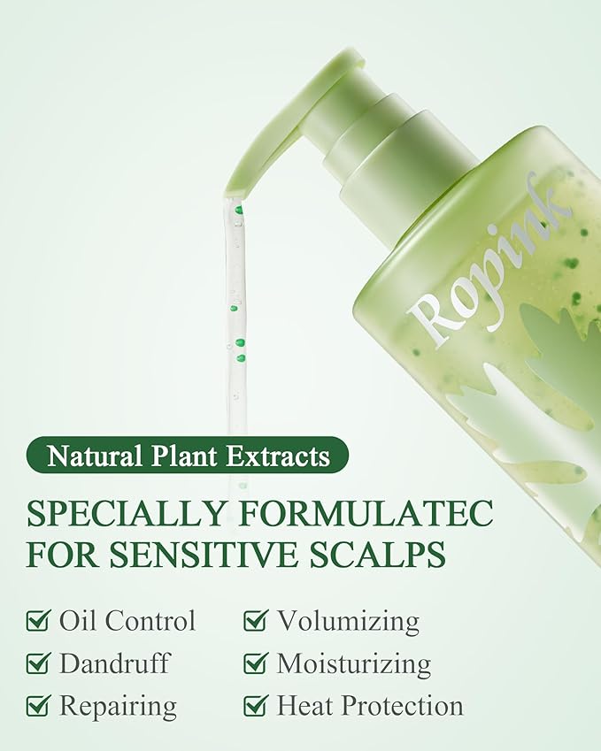 Mugwort Scalp Detox Shampoo for Sensitive Scalp – Soothes & Balances with 1% Salicylic Acid, HA, Panthenol & Bifida Ferment, Oil-Control & Dandruff, Lightweight, Volumizing Hair, Silicone-Free