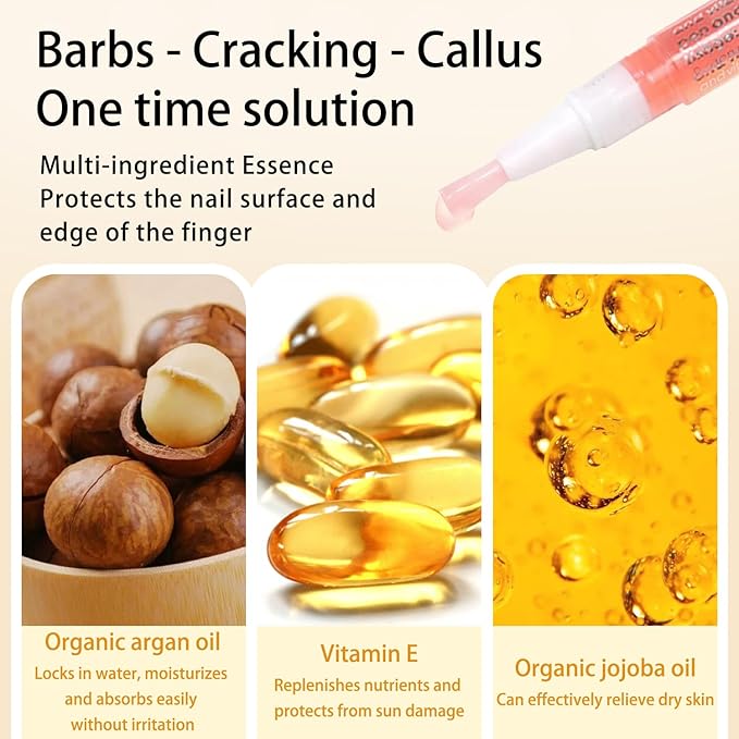 18Pcs Nail Cuticle Oils Nutrition Oil Pen Nourishment Pens 18Smell Cuticle Revitalizer for Agnail Nourish Skin Nail Care