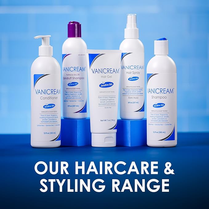 Vanicream Firm Hold Hairspray, Fragrance and Gluten Free, For Sensitive Skin, 8 Ounce, Packaging May Vary