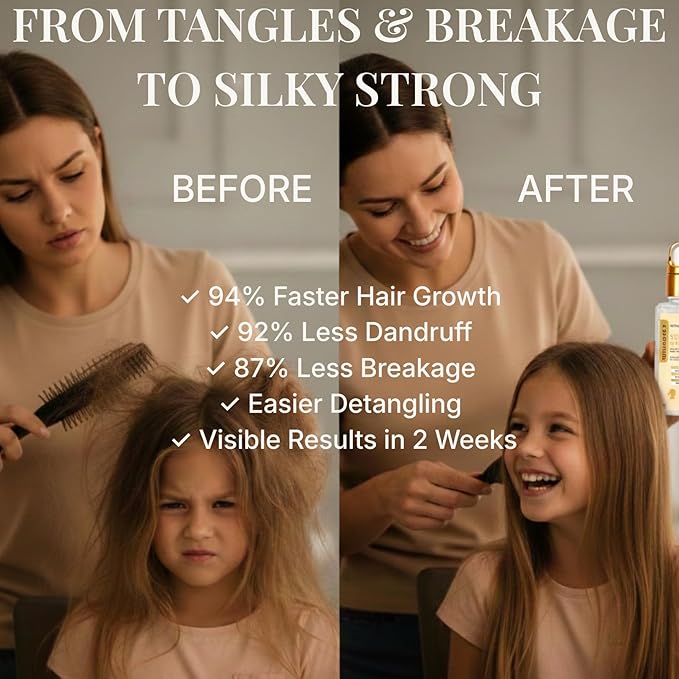 REVATOLOGY Kids & Baby Hair Growth Product High Potency Scalp & Hair Oil (Made in USA) 26 Cold-Pressed Botanicals for all Ages and Hair types Thin, Curly, Waivy for Hair Growth, Dry/Itchy Scalp