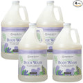 Ginger Lily Farms Botanicals Nourishing Body Wash, 100% Vegan & Cruelty-Free, Lavender Chamomile Scent, 1 Gallon (Pack of 4)