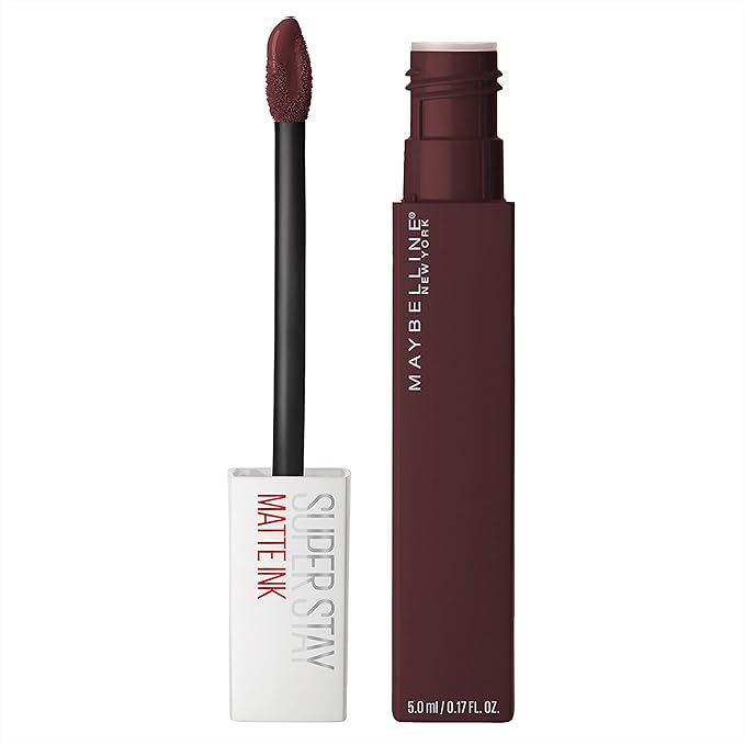 MAYBELLINE Super Stay Matte Ink Liquid Lipstick Makeup Long Lasting High Impact Color Up to 16H Wear Composer Cherry Brown Mover Brown 1 Count Each