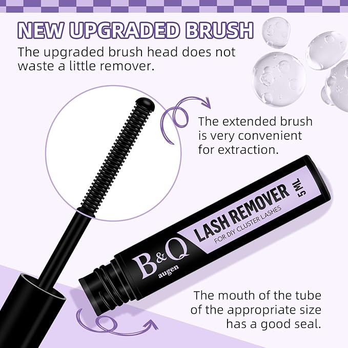 B&Q Manga Lash Clusters Kit Anime Lashes 8-18mm Mixed 120pcs Eyelash Extension Kit Thick Curly Manga Style Feature Spike Eyelash Clusters Perfect Choice for Beginners at Home(KIT-Anime 04)
