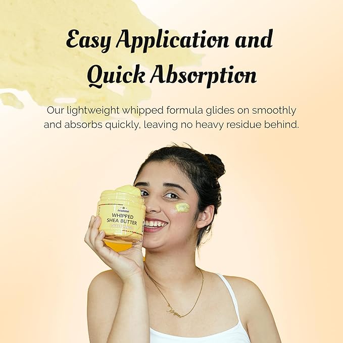 AKWAABA Whipped Shea Butter (Baby Powder) – Nourishes & Moisturizes | Made with Shea Butter | No Dyes & Parabens | 12 oz / 340 g