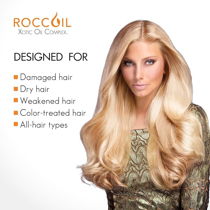 Rocco Donna Sulfate Free Moisturizing Conditioner, Intense Hydration, Smoothing and Shine for Color Treated Hair, with Xotic Oil Complex & Argan Oil, Paraben-free, Keratin Treatment Safe, 8 oz
