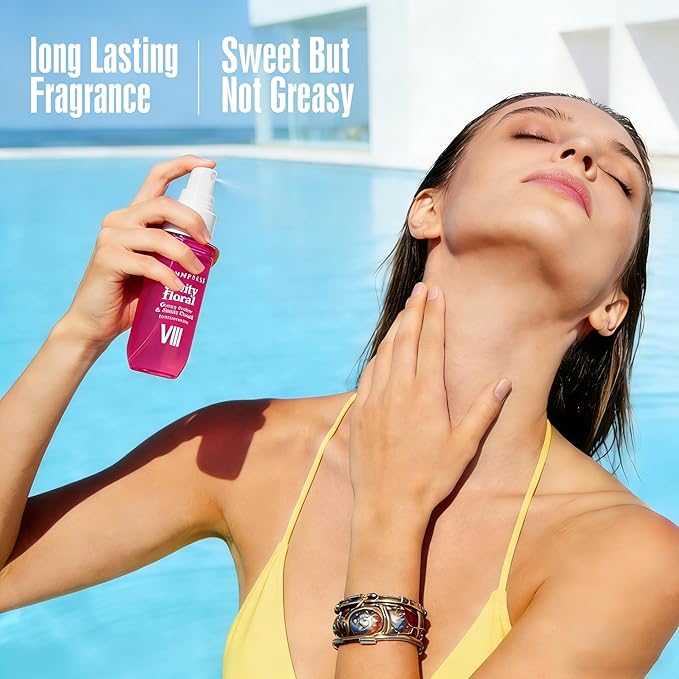 3 FL OZ Hair Mist and Body Spray, Eau De Parfum for Women,Travel Size Fragrance,Fruity Floral Perfume No.8,Vibrant Fresh Scent– With Notes of Guava Nectar, Orchid, Vanilla