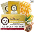 Sweet Bee Naturals All-in-One Skin Balm Sachets - 4ml Each, Certified Organic, Deep Moisture & Hydration for On-the-Go Skincare, Ideal for Busy Lifestyles, Travel-Friendly - 15 Pack