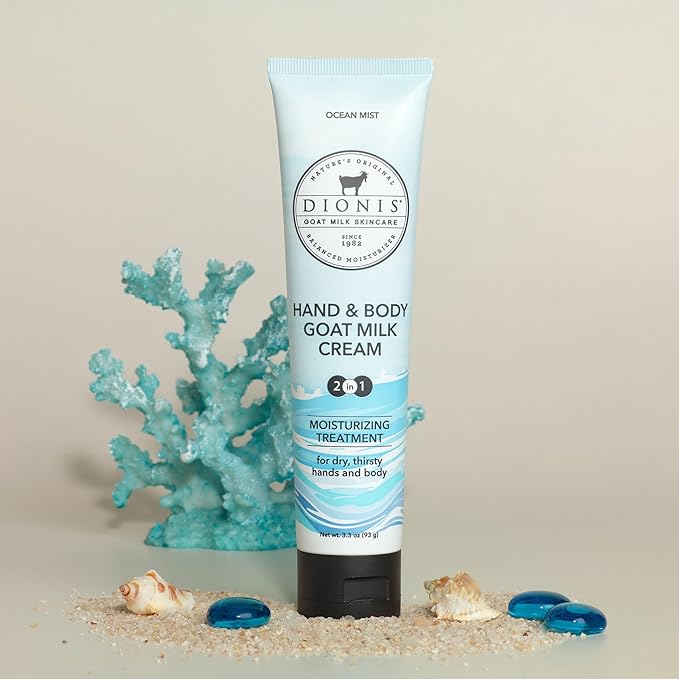 Dionis Goat Milk Hand & Body Cream Ocean Mist 3.3oz (Pack of 1)