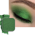 Emerald Green Metallic Eyeshadow Refill Pan – Pearl Shimmer Single Eyeshadow for Magnetic Makeup Palettes, Smooth Blendable Longwear Formula (Green Glimmer)