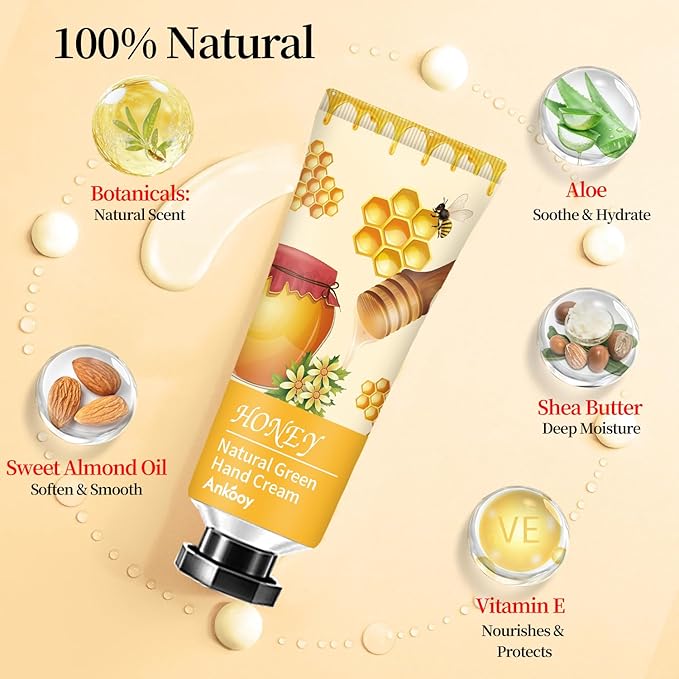 ANKOOY 12 Pack Hand Cream for Dry Cracked Hands,Mothers Day Gifts,Teacher Appreciation Gifts,Nurse Appreciation Gifts,Natural Hand Lotion Travel Size,Mini Lotion Thank you Gifts for Nurse Teacher