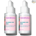 Good Molecules Hyaluronic Acid Serum Pack 2 – 30 ml Each | 1% Hyaluronic Acid, Non-Greasy Ultra Hydrating Serum, Facial Moisturizer for Plumper Skin, Skin Care for Face