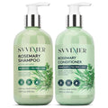 Svvimer Hair Thickening Shampoo and Conditioner - Rosemary Shampoo with Biotin Tea Tree Oil Mint for Thinning Hair - Sulfate Free for Women and Men