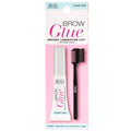 Ardell Brow Glue Crystal Clear - Instant Lamination Brow Gel with Styling Brush, All-Day Extreme Hold Eyebrow Gel Clear for Fluffy, Defined Brows, 0.35 Oz