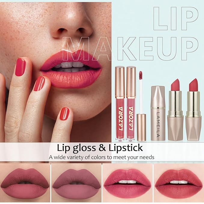 venshun Makeup Kit for Women Full Kit Makeup Sets for Teenagers Makeup Kits for Women Teen Girls Includes 20 Colors Eyeshadow Palette Foundation Make Up Set for Beginners