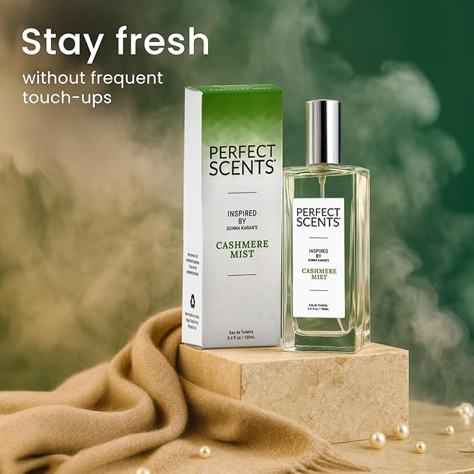 Perfect Scents – Inspired by Donna Karen’s Cashmere Mist Eau de Toilette, 3.4 fl oz