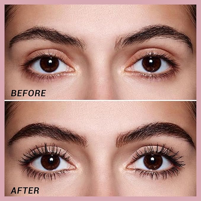 Volumizing and Lengthening Mascara,Black Mascara Waterproof,Liquid Curling Eyelash Mascaras,Voluminous Tubing Smudge Proof Fiber Mascaras,No Clumping or Flaking