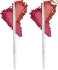 Wet n Wild Angled brush, Foundation Makeup Blending Brush, Ultra-Thin Precision, Ergonomic Handle (Pack of 2)