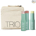 Boomstick Trio ® Rose Nude 3 Pack Cream Blush Makeup - Rose Nude Blush Stick, Highlighter Stick & Moisturizer for Cheeks, Eyes & Lips - Boom Sticks by Cindy Joseph for Older Women