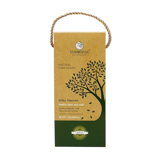Xiaomoxuan Organic Tea Tree Oil Shampoo - Moisturizing for Dry Hair, Scalp Treatment, Sulfate-Free - Collagen Bond for Oily Scalp and Ends