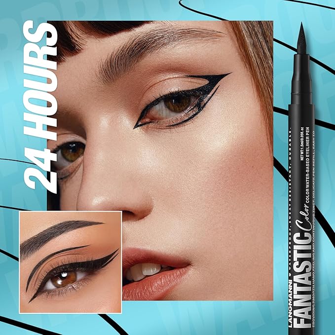 LANGMANNI 4 Colors Matte Liquid Eyeliner Set, Neon Colorful Pigmented With Long-lasting, Smudgeproof & Waterproof Eye Liner Makeup for Bold & Stunning Looks - Gift for Girls(#789101112)