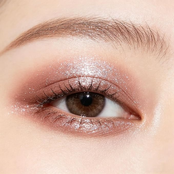 Chameleon Eyeshadow Collection, 14 Shades, Glitter Pressed Powder, Iridescent Shimmer Colors. (Hilt)