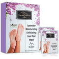 Foot Peel Mask Lavender Moisturizing Exfoliating Foot Masks - Karma Organic Feet Peeling Masks for Dry ed Feet, Remove Dead Skin & Calluses - Removes & Repairs Rough Heels, Dry Toe Skin (Pack of 2)