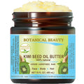 Botanical Beauty KIWI SEED OIL BUTTER RAW VIRGIN UNREFINED Cold Pressed for Face, Body, Hair, Nails, Skin, Hands, Rich in vitamin E, Vitamin C (16 Fl Oz)