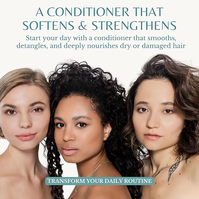 Edenika Botanicals Argan Oil Moisturizing Conditioner with Avocado, Blackberry & Jojoba, 16 fl oz, Restorative & Smoothing Formula, Vegan, Paraben-Free, Sulfate-Free, for All Hair Types