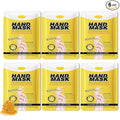Hydrating Hand Masks, 6PCS Hand Mask Moisturizing Gloves for Men Women, Smooth Long Lasting Soft Exfoliating Hand Peeling Spa Mask Moisturizer Beauty Gift Set for Dry Cracked Rough Dull Hands（L)