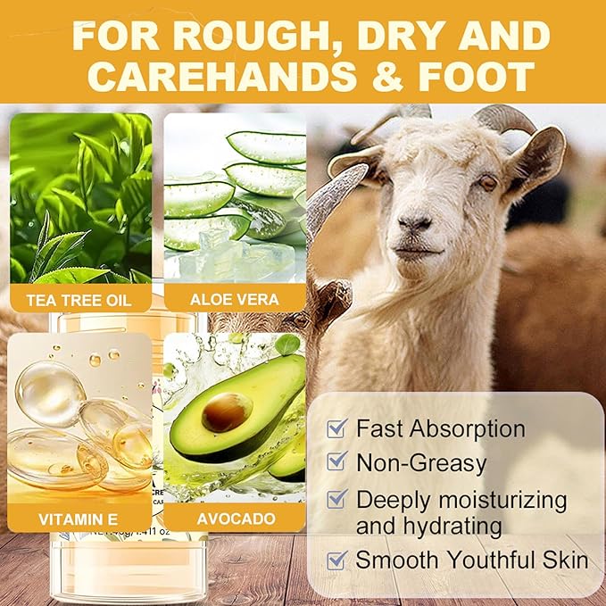 2Pcs Urea Foot Cream 60% for Dry Feet and Skin Maximum Strength,Fast Absorbing,Heel Balm Stick Repairs and Hydrates(Lavender + Aloe Vera & Avocado,Scent A)