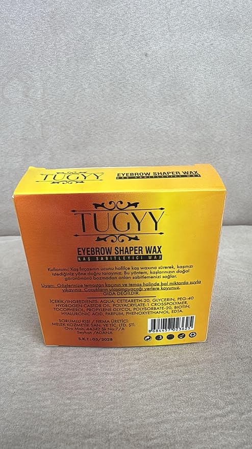 TUGYY Pro Brow Lamination Kit Clear Wax + Dual-Ended Brush | DIY Eyebrow-Long Lasting Quality | Professional Salon-Waterproof Hold | Fluffy, Feathered Brows in 1 Stroke