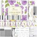 2-IN-1 Lash Lift Kit & Brow Lamination, Professional Gentle Eyelash Perm Kit with Long Lasting Curl, Salon-Quality Eyelash Lift DIY at Home with Easy Instructions
