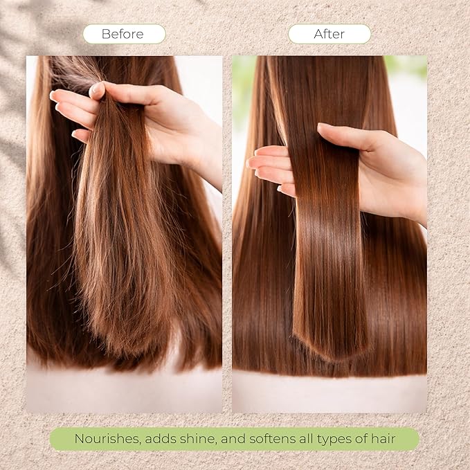 Hair Smoothies Mask - Deep Conditioning Treatment for Dry, Damaged Hair | Hydrates, Repairs & Gently Exfoliates with Natural Oils & Vitamins (Immunity)